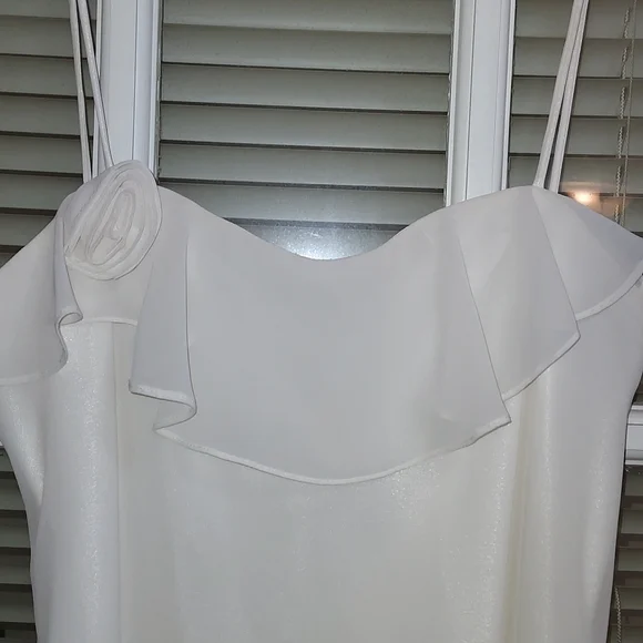 Off White/White Formal Dress (purse sold separately) - Picture 4 of 6